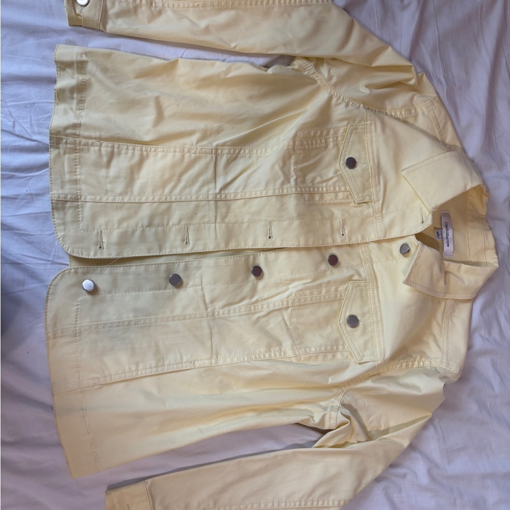 Croft & Barrow Yellow Jean Jacket